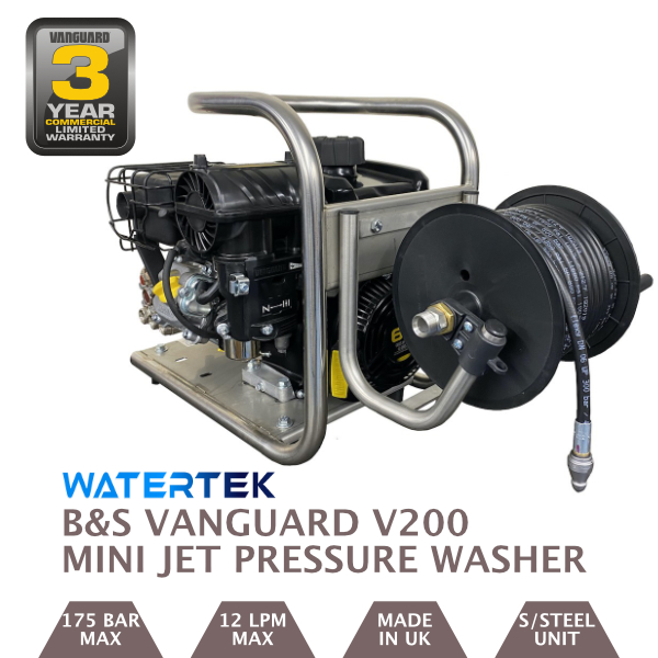 WATERTEK Mini Jet Vanguard 6.5HP Pressure Washer